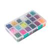 18 Colors Transparent Glass Beads FGLA-JP0001-02-6mm-3