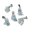 Natural Aquamarine Chip Pendants G-H307-07P-13-1