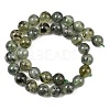 Natural Prehnite Beads Strands G-P322-48-6mm-7