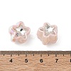 Baking Painted Acrylic & Rhinestone Beads RB-CBA19D7-03A-3