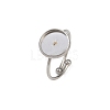 304 Stainless Steel Cuff Ring Components STAS-D372-03P-03-1