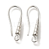 Brass Earring Hooks KK-H502-13S-1