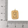 304 Stainless Steel Charms STAS-R001-01G-E-3