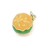 Brass Enamel Pendants LS-KK-Z144-01G-03-2