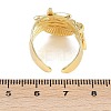 Ocean Theme Brass Cuff Rings RJEW-C135-01G-06-5