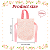Flower Printed Cloth Drawstring Storage Bags ABAG-WH20010-20B-02-2