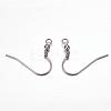 304 Stainless Steel Earring Hooks STAS-F117-23P-2