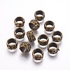 Rondelle Tibetan Style Alloy Beads K0NHD071-2