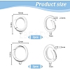 925 Sterling Silver Spring Gate Ringsed FIND-PH0021-77B-2