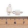 Natural Shell Square Connector Charms X1-STAS-D378-23P-3