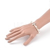 Electroplate Glass Beads Stretch Bracelets BJEW-JB04830-01-3