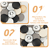 36Pcs 6 Colors Aluminum Snap Buttons FIND-WR0011-57B-3