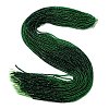 Transparent Gradient Color Glass Beads Strands GLAA-H021-01A-33-2