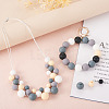 150Pcs 15 Styles Silicone Beads SIL-TA0001-30-8