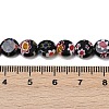 Handmade Millefiori Lampwork Beads Strands LAMP-G166-17A-01-4