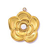 304 Stainless Steel & ABS Imitation Pearl Pendants STAS-OY017-02G-3