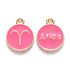 Alloy Enamel Pendants X-ENAM-S124-01B-03A-1