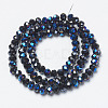 Electroplate Glass Beads Strands EGLA-A034-T2mm-I03-2