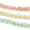 Transparent Painted Glass Beads Strands DGLA-A034-T2mm-A04-4