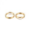 304 Stainless Steel Open Jump Rings X-STAS-O098-01G-17-2