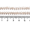 Electroplate Transparent Glass Beads Strands EGLA-A035-T4mm-A22-4