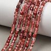 Natural Andesine Feldspar Beads Strands G-D103-C03-1