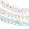 Transparent Painted Glass Beads Strands DGLA-A034-T4mm-A21-4