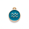Alloy Enamel Pendants ENAM-S124-01A-05J-2