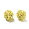 Acrylic Rhinestone Ball Beads OACR-A035-01G-2