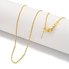 Brass Box Chain Necklaces for Women NJEW-G084-08G-1