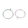 Ion Plating(IP) 316L Surgical Stainless Steel Hoop Earring Findings LS-STAS-D164-05M-2