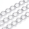 Aluminium Textured Curb Chains CHA-T001-43S-3