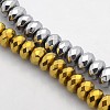 Electroplate Non-magnetic Synthetic Hematite Beads Strands G-J208A-M-1
