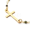 Cross Link Bracelet BJEW-JB06865-02-6