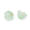Frosted Glass Bead Cap FGLA-C001-01E-2
