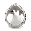 304 Stainless Steel Ring RJEW-B055-04AS-22-3