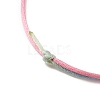 Dyed Gradient Color Adjustable Nylon Thread Cord Braided Bracelet Making AJEW-JB01161-4
