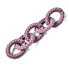 Spray Painted CCB Plastic Linking Rings CCB-Q091-011D-4