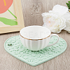 Gorgecraft 2Pcs 2 Colors Silicone Hot Mats for Hot Dishes AJEW-GF0008-29A-4