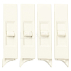 Gorgecraft 4Pcs 2 Style Plastic Construction FIND-GF0001-65-1