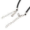 Black Rubber Necklace Cord Making RCOR-D002-B-5