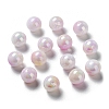 Two Tone Opaque Acrylic Beads SACR-P024-01B-W12-1