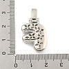 Brass Micro Pave Clear Cubic Zirconia Pendants KK-B099-01P-F-3