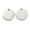 304 Stainless Steel Charms STAS-P280-04P-1