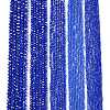 Electroplate Glass Beads Strands X-EGLA-A044-P6mm-B32-2