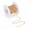 Soldered Brass Paperclip Chains CHC-G005-06G-01-9