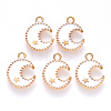 Alloy Enamel Pendants X-ENAM-S121-063B-2