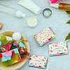 90Pcs 9 Styles Flower Pattern Soap Paper Tag DIY-WH0399-69-035-3