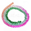 Transparent Painted Glass Beads Strands DGLA-A034-T4mm-A03-5
