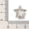 Rack Plating Brass Micro Pave Cubic Zirconia Pendants KK-I722-05P-Q-3